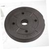 Kisangel 2pcs Plastic Coated Dumbbell Plates for Muscle Training Sturdy Each for Home Workouts and Fitness Clubs Design Hole Diameter view 2