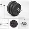 Kisangel 2pcs Plastic Coated Dumbbell Plates for Muscle Training Sturdy Each for Home Workouts and Fitness Clubs Design Hole Diameter view 3