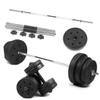 Kisangel 2pcs Plastic Coated Dumbbell Plates for Muscle Training Sturdy Each for Home Workouts and Fitness Clubs Design Hole Diameter view 4