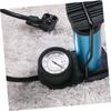 HANABASS Mini Portable Tire Floor Pump with Barometer High-Pressure Foot Pump for Motorcycles and Sports Lightweight Compatible with USA and French Valves view 2