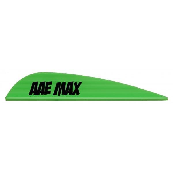 Arizona Archery Enterprises AAE Max Stealth Vanes for Fletching Arrows - 50 Count(Bright Green)