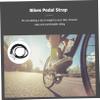 HANABASS 4pcs Bike Foot Pedal Straps Durable Toe Clips for Mountain and Road Bikes Fit for Safe and Comfortable Cycling Experience view 4