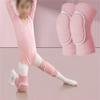 YYaaloa Knee Pads Sponge Knee Brace Breathable Flexible Elastic Knee Support for Volleyball, Dancing, Football, Yoga, Basketball, and Skating (Dark Pink 1Pair, Medium) view 2