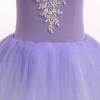 Ballerina Costume Women, Swan Lake Ballet Costumes Adult Ballet Leotard Tutu Dress Mesh Tulle Puffy Skirt Long Dance Dresses Ballerina Dancewear Professional Competition Stage Performance Purple M view 2
