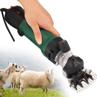 Electric Sheep Shears Shearing Machine Adjustable Speed Wool Clipper Animal Grooming Clipping Machine Heavy Duty Farm Livestock Haircut,DarkGreen (DarkGreen)