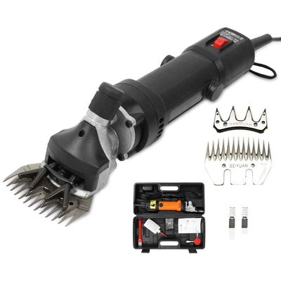 NineFit Basics Electric Sheep Shears 690W Sheep Shearing Machine Grooming Clipper for Sheep Wool Cutting Wool Scissors Professional Cattle Sheep Goats Animal Haircut Trimmer with 6 Speeds (E)
