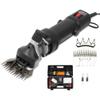 NineFit Basics Electric Sheep Shears 690W Sheep Shearing Machine Grooming Clipper for Sheep Wool Cutting Wool Scissors Professional Cattle Sheep Goats Animal Haircut Trimmer with 6 Speeds (E) view 1