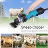 110v/220v Electric Sheep Shears Shearing Machine Adjustable Speed Wool Clipper Animal Grooming Clipping Machine Heavy Duty Farm Livestock Haircut,Yellow (Blue) view 3