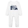 It's in My DNA Cowboys Newborn Playsuit Footed Coverall Baby Crawl Clothes K-White view 1