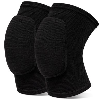 Volleyball Knee Pads knee brace for Women Kids GirlsSoft and Breathable Knee Pads for Volleyball, Dancing, Football, Yoga, Basketball, and Skating - Protective Knee Pads for Adults and Kids (Black, Medium)