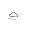 HANABASS 22pcs Metal Triangle Rings for Trampoline Replacement V-Shaped Buckles for Outdoor Use High Strength and Sturdy Design for Trampoline Repairs and DIY Projects view 4
