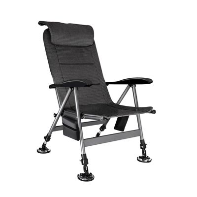 ROMLN Fishing Chair Recliner Folding Fishing Chair with Adjustable Pillow Backrest Legs Camping Beach Fly Fishing Stool Sleeping Bed Outdoor Fishing Chair