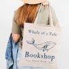 BLUPARK Whale Tote Bag TSITP TVs Show Inspired Gift TV Shows Merch Drama TV Show Gift Summer Cousins Beach Gifts TSITP Fan Gifts (Whale Bookshop Tote) view 2