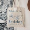 BLUPARK Whale Tote Bag TSITP TVs Show Inspired Gift TV Shows Merch Drama TV Show Gift Summer Cousins Beach Gifts TSITP Fan Gifts (Whale Bookshop Tote) view 3