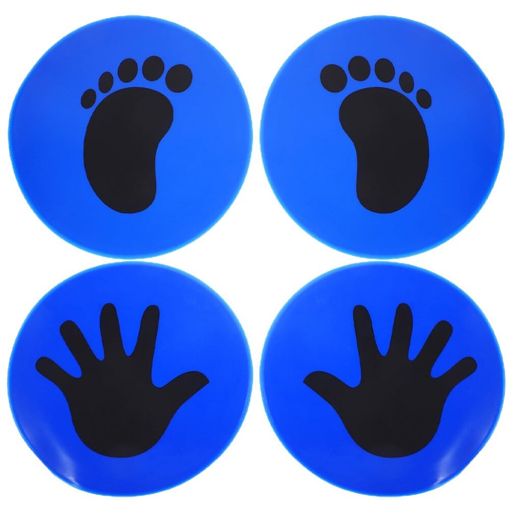 Yardwe 2pairs Soccer Training Markers Football Disc Pads for Skill Development Flexible Course Setup and Fun Game Markers