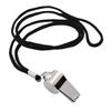HANABASS 2pcs Stainless Steel Whistles Black Lanyard for Referees and Officials Loud Sound Emergency Whistle for Sports Training and Safety Use view 3