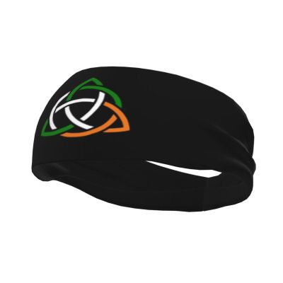 Celtic Knot Irish Headband Unisex Non-Slip Sweat Sport Headbands for Workout Running Cycling Yoga
