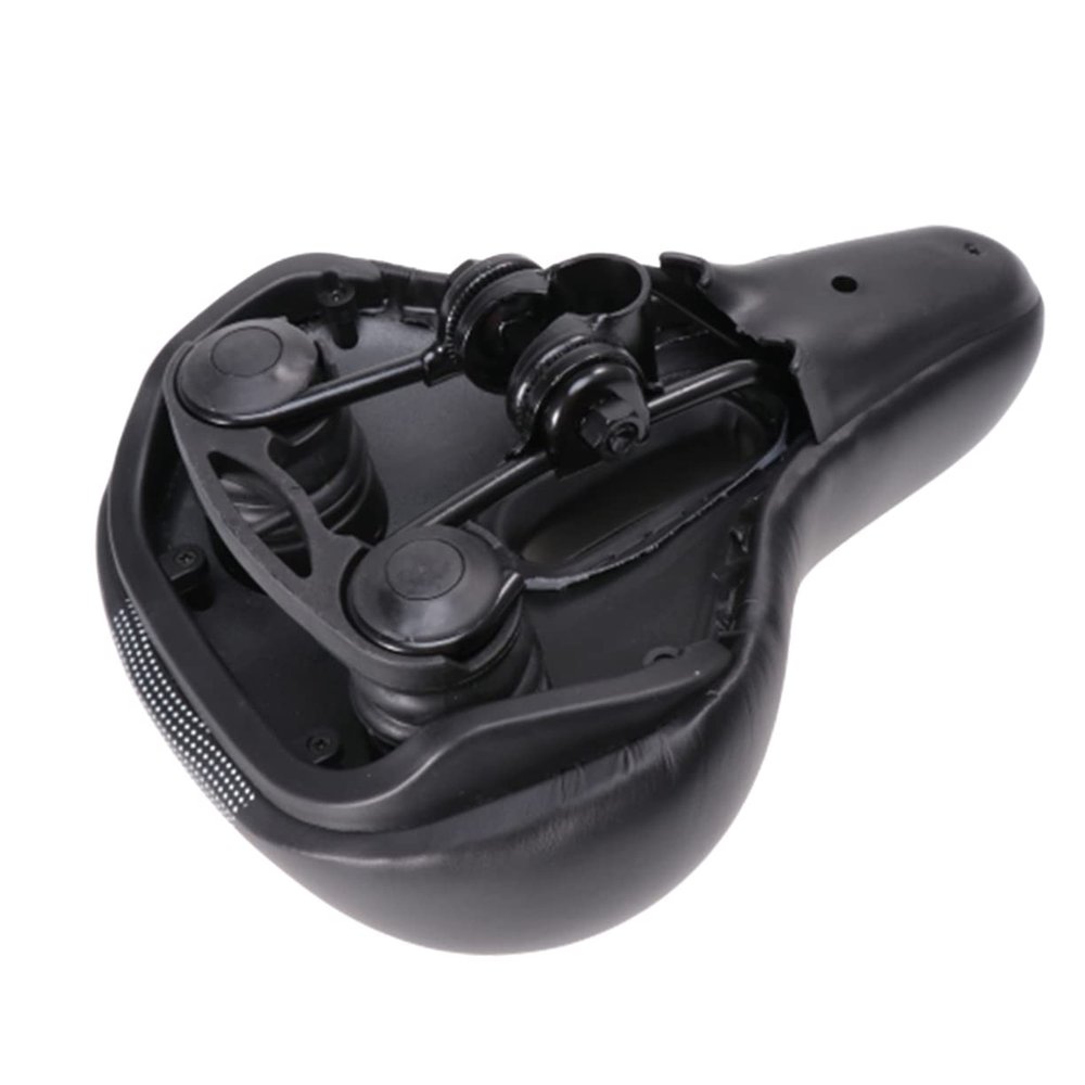 HANABASS Bicycle Seat Comfortable Wide Padded Replacement Saddle with Spring Design