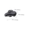 HANABASS Bicycle Seat Comfortable Wide Padded Replacement Saddle with Spring Design view 3