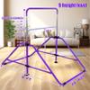 MARFULA Kip Bar Folding Gymnastic Bar with 5 FT Base Length 9 Height Levels Gymnastic Training Bar for Girls and Boys Between 3-9 Years Old at Home and Club Use view 3