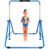 MARFULA Kip Bar Folding Gymnastic Bar with 5 FT Base Length 9 Height Levels Gymnastic Training Bar for Girls and Boys Between 3-9 Years Old At Home and Club Use view 1