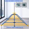 MARFULA Kip Bar Folding Gymnastic Bar with 5 FT Base Length 9 Height Levels Gymnastic Training Bar for Girls and Boys Between 3-9 Years Old At Home and Club Use view 4