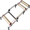 ZQJYMXM Adjustable Bike Trainer Stand Bike Roller Trainer, for 24-27.5" Mountain Bike, 700C Road Bike Roller Bike, Folding Bicycle Trainers, Low Noise(Gold) view 1