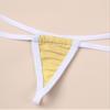ACSUSS Women T-Back Adjustable Lace-up G-String Sexy Micro Thong Panty Bikini Briefs Underwear Nude One Size view 3