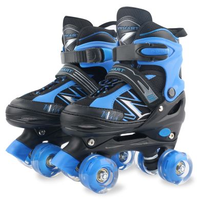 Boys Kids Roller Skates for Children Beginner Toddlers, 4 Sizes Adjustable Roller Skates with Light up Wheels, Patines para nias patins roulettes Enfants Garons