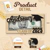 2025 Personalized Graduation Money Holder with Custom Name and Year, Personalized Graduation Gifts, Hanging Double-Layer Cash Holders, Graduations Party Supplies view 3