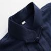 NineFit Basics Chinese Style Long Sleeve Tai Chi Cotton And Linen Tang Suit Uniform for Men (navy blue, XXL), XX-Large view 3