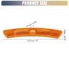 X AUTOHAUX Bike Reflectors 5"x0.79"x0.47" Bicycle Warning Reflector Bike Accessories Plastic Yellow 1 Pair view 3