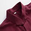 NineFit Basics Chinese Style Long Sleeve Tai Chi Cotton And Linen Tang Suit Uniform for Men (wine red, L), Large view 2