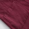 NineFit Basics Chinese Style Long Sleeve Tai Chi Cotton And Linen Tang Suit Uniform for Men (wine red, L), Large view 4