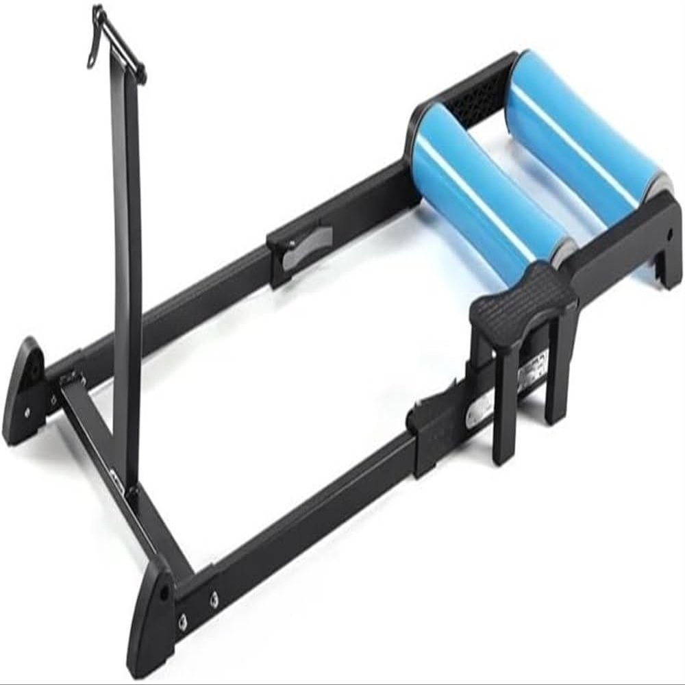 ZQJYMXM Indoor Home Exercise Cycling Training, Bike Roller Trainers, Portable Bicycle Trainer Roller, Foldable Home Bicycle Trainer, Bike Exercise Stand Platform for 24""-29"" Mountain Bike