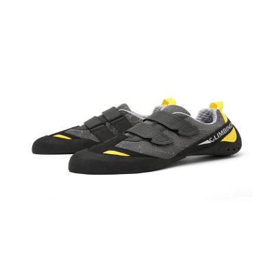 Teenage Climbing Shoes, Indoor Climbing Shoes, Non Slip, Climbing Training Shoes, Lightweight and breathable-Yellow-37
