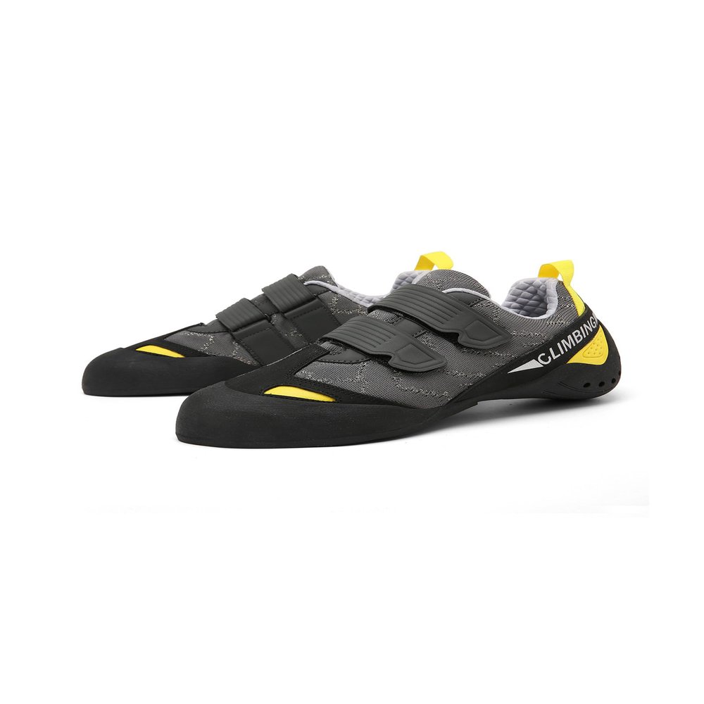 Teenage Climbing Shoes, Indoor Climbing Shoes, Non Slip, Climbing Training Shoes, Lightweight and breathable-Yellow-37