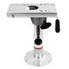 Adjustable Boat Seat Pedestal Height Locking Bases with Slide and Swivel for Locking Boat Seats Captain Chair 13 to 19 Inches Height, Adjustable Boat Seats and Pedestals view 1