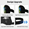 Shin Guards Soccer Youth Kids - Shin Guard for Toddler Boys Girls Teenagers 2-18 Years Old with Ankle Sleeves Protection - Football Shin Pads Equipment with Adjustable Strap - Green,M view 3