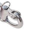 Marine Grade 316 Stainless Steel Fixed Shackle Hand Pull Quick Hanging Shackle snap Hook for Hoisting Rope Suspension (2Pcs, 2"(52mm)) view 2
