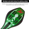 YEYGRIEM Caster Board Skateboard, Compact and Lightweight Caster Board Deluxe Junior Caster Board with Illuminating Wheels and 360 Degree Casters for More Excitement and Fun for Adults, 29.1"*7.4" view 4