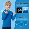 MEETWEE Boys Rash Guard Long Sleeve Girl UPF 50+ Sun Protection Shirt Swim Shirts Youth SPF Quick Dry Shirt Swimwear Sunsuits view 4
