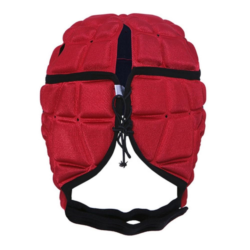 Soft Shell Flag Football Helmet, Rugby Helmet Headgear for Soccer Scrum Cap Soft Shell Helmet Adjustable Head Protector Soft Protective Helmet for Kids Youth