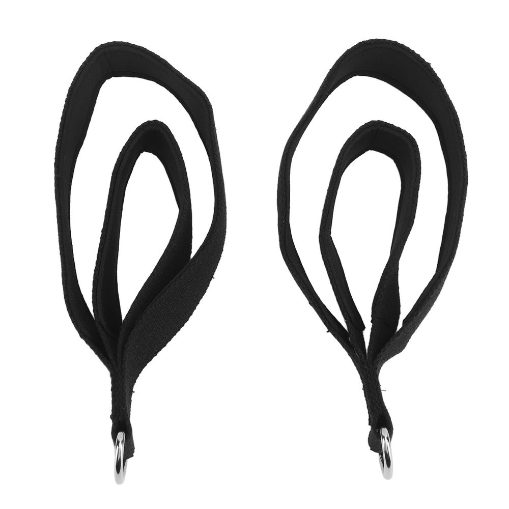 HERCHR 2Pcs Pilates Straps, Pilates Double Loop Straps for Reformer, Anti Slip Fitness Equipment D-Ring Exercise Straps for Home Gym Workout