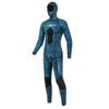 WYYHAA 3MM Neoprene Spearfishing Wetsuit with Hooded, 2 Pieces Camouflage Hunting Diving Suit with Loading Chest Pad for Freediving Snorkeling Swimming in Cold Water,L view 3
