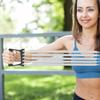 BRIGHTFUFU Chest Expander with Detachable Handle and High Elasticity Spring Adjustable Resistance Strength Training Equipment for Men and Women Home Gym Chest Workout view 3