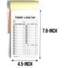 100 Baseball & Softball Lineup Cards, 25 Games with 18 Player Roster Line Up Cards Sheet for Coaches Umpires, School College Game (4-Part Carbon Copies-4.52 x 7.86 Inch) view 3