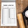 100 Baseball & Softball Lineup Cards, 25 Games with 18 Player Roster Line Up Cards Sheet for Coaches Umpires, School College Game (4-Part Carbon Copies-4.52 x 7.86 Inch) view 4