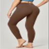 Heathyoga Leggings with Pockets for Women Tummy Control High Waisted Yoga Pants Women Compression Workout Leggings Brown view 2