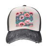 Pastel Poppies Fashion Retro Baseball Caps,Casual Baseball Caps,Cowboy Hats,Embrace Fashion and Function view 3